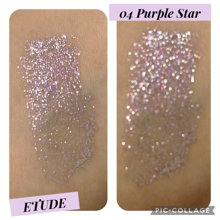 シャインフィックス アイズグリッター/ETUDE/グリッターを使ったクチコミ(2枚目)