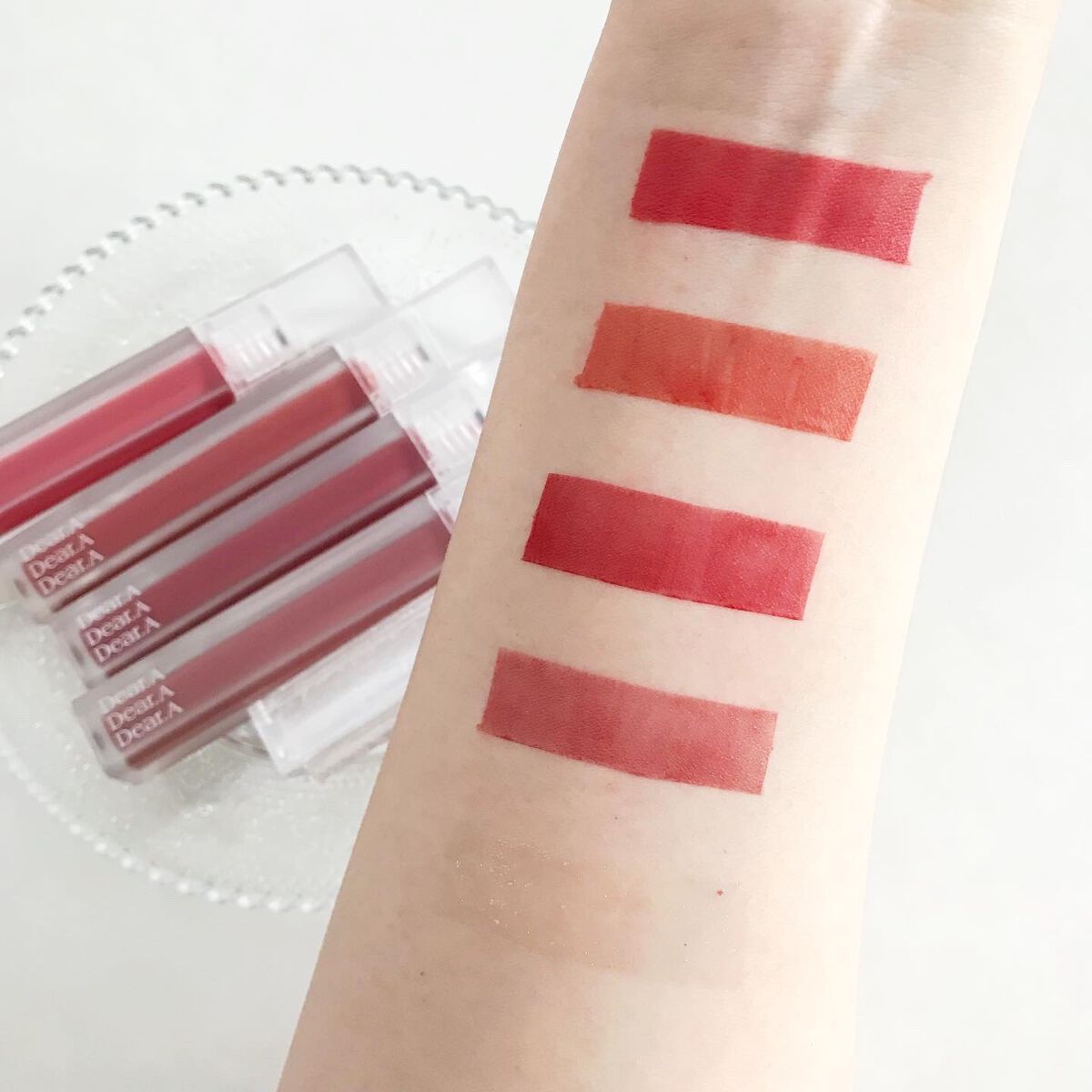 シアーベルベットティント/Dear.A/リップティントを使ったクチコミ(2枚目)