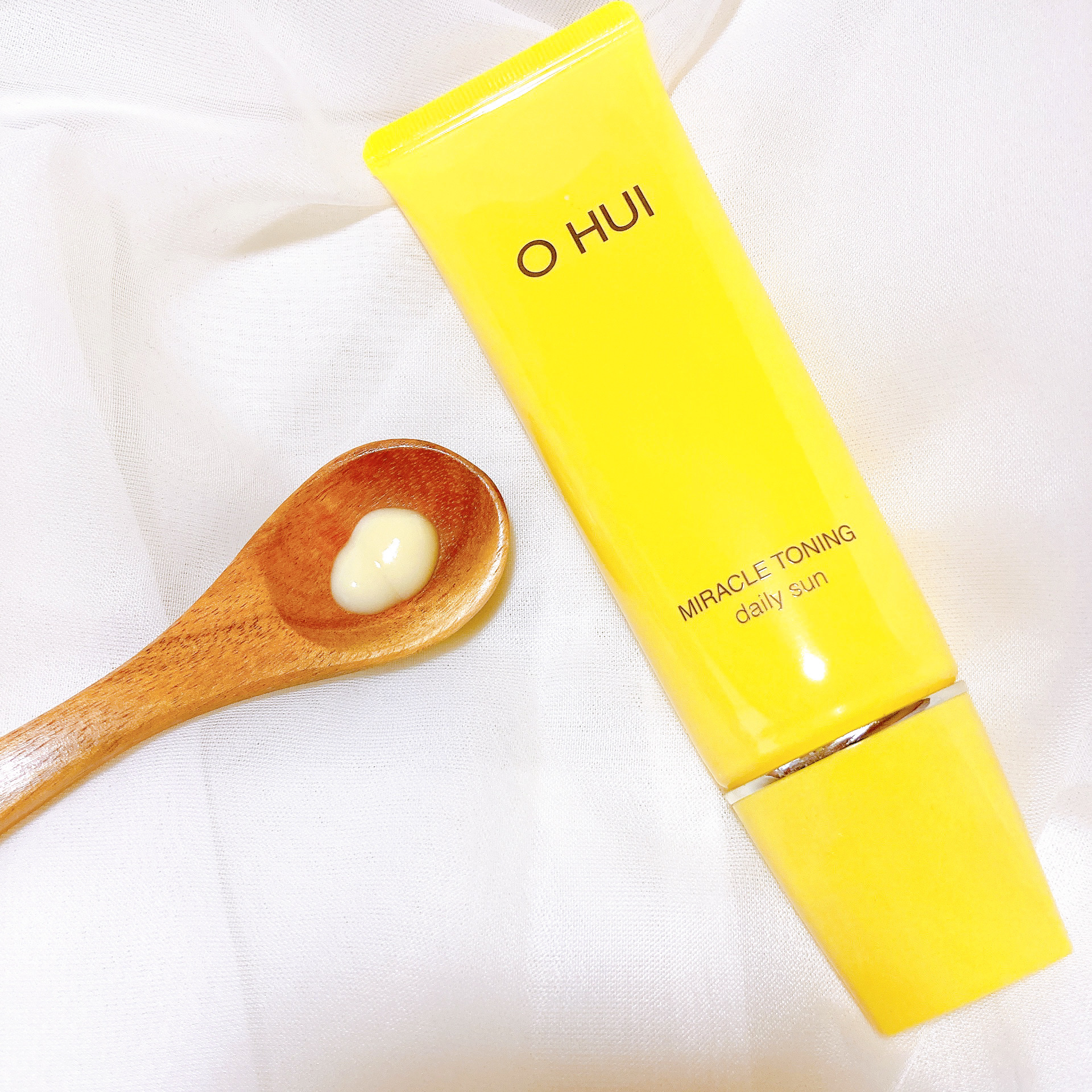 ミラクルトーニング デイリーサン/OHUI/日焼け止めミルクを使ったクチコミ（2枚目）