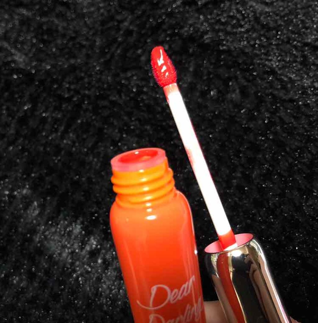 ディアダーリン オイルティント OR201 グレープフルーツ/ETUDE/リップグロスを使ったクチコミ（2枚目）