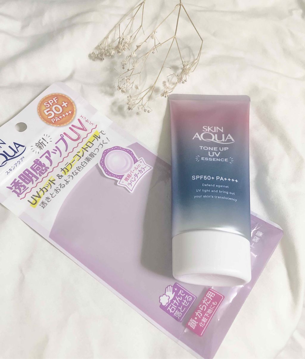スキンアクア トーンアップUVエッセンス/スキンアクア/日焼け止めクリームを使ったクチコミ(1枚目)