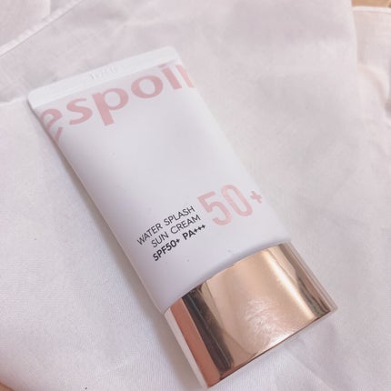 ウォータースプラッシュサンクリーム/espoir/日焼け止め・UVケアを使ったクチコミ(1枚目)