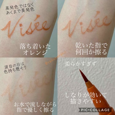 カラーインパクト リキッドライナー/Visée/リキッドアイライナーを使ったクチコミ（2枚目）