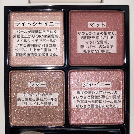 RMK シンクロマティック アイシャドウパレット/RMK/アイシャドウパレットを使ったクチコミ(3枚目)