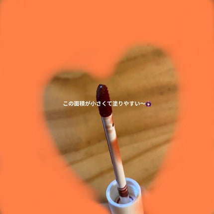 カラーフォーミーリップティント 04 me-her red/myroink/リップティントを使ったクチコミ(2枚目)