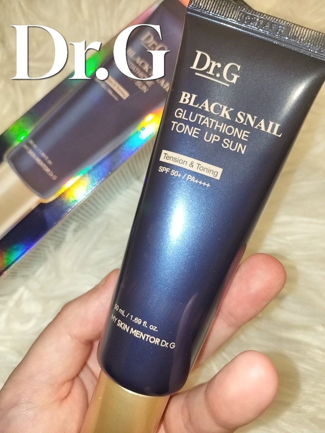 ブラックスネイルグルタチオントーンアップサン/Dr.G/日焼け止めクリームを使ったクチコミ(1枚目)