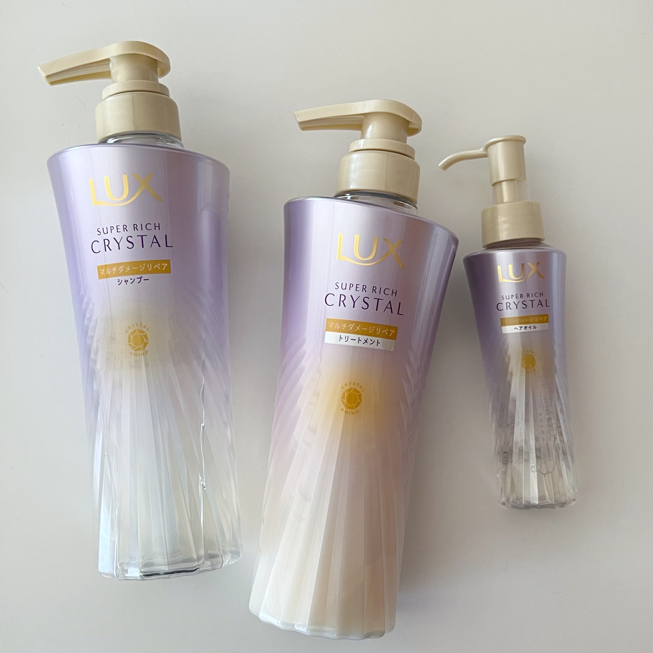 ラックス スーパーリッチクリスタル マルチダメージリペア ヘアオイル/LUX/ヘアオイルを使ったクチコミ（1枚目）