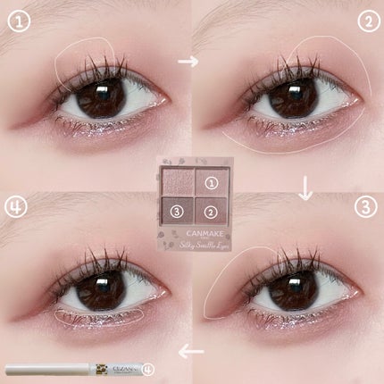 クイックラッシュカーラー ロングマスカラ/キャンメイク/マスカラを使ったクチコミ(2枚目)