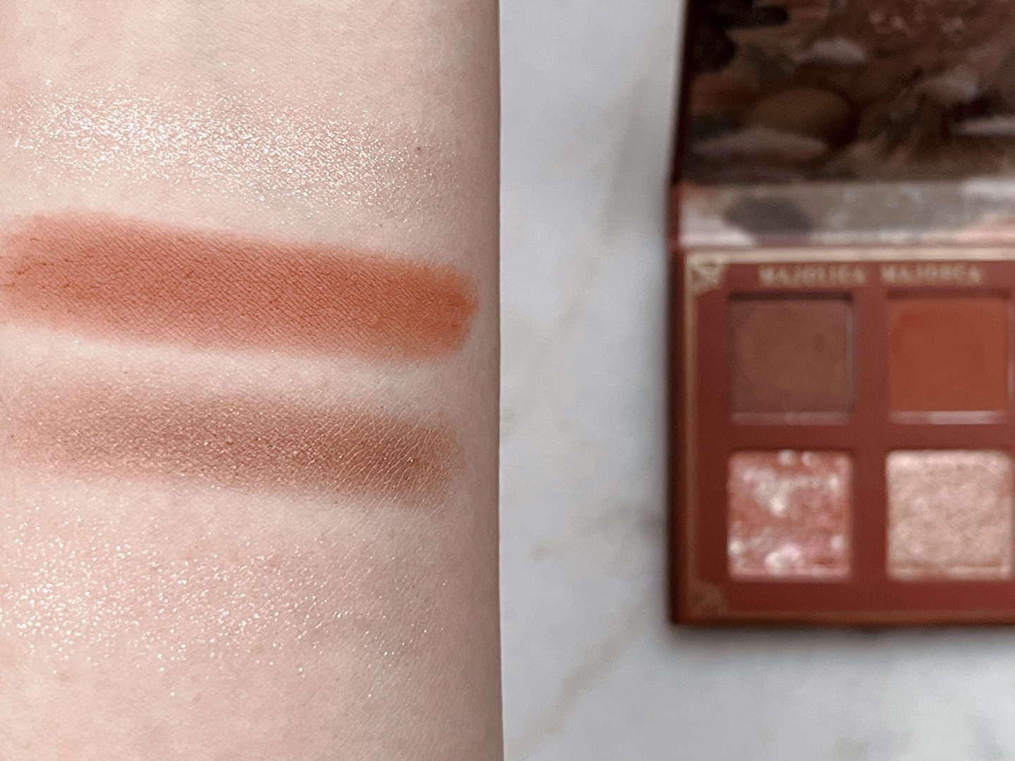 シャドーフラッシュ  RD352 ブリックブラウン（雲間のバランス）/MAJOLICA MAJORCA/アイシャドウパレットを使ったクチコミ（2枚目）