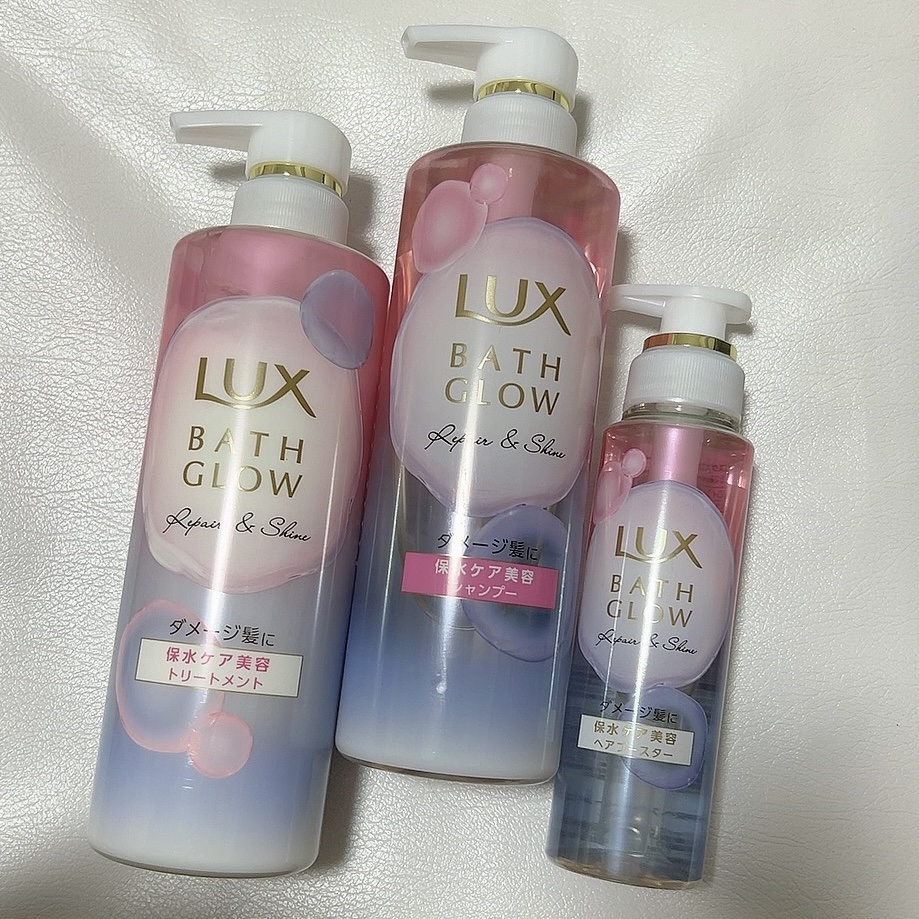 バスグロウ リペア&シャイン シャンプー / トリートメント/LUX/市販シャンプーを使ったクチコミ（1枚目）