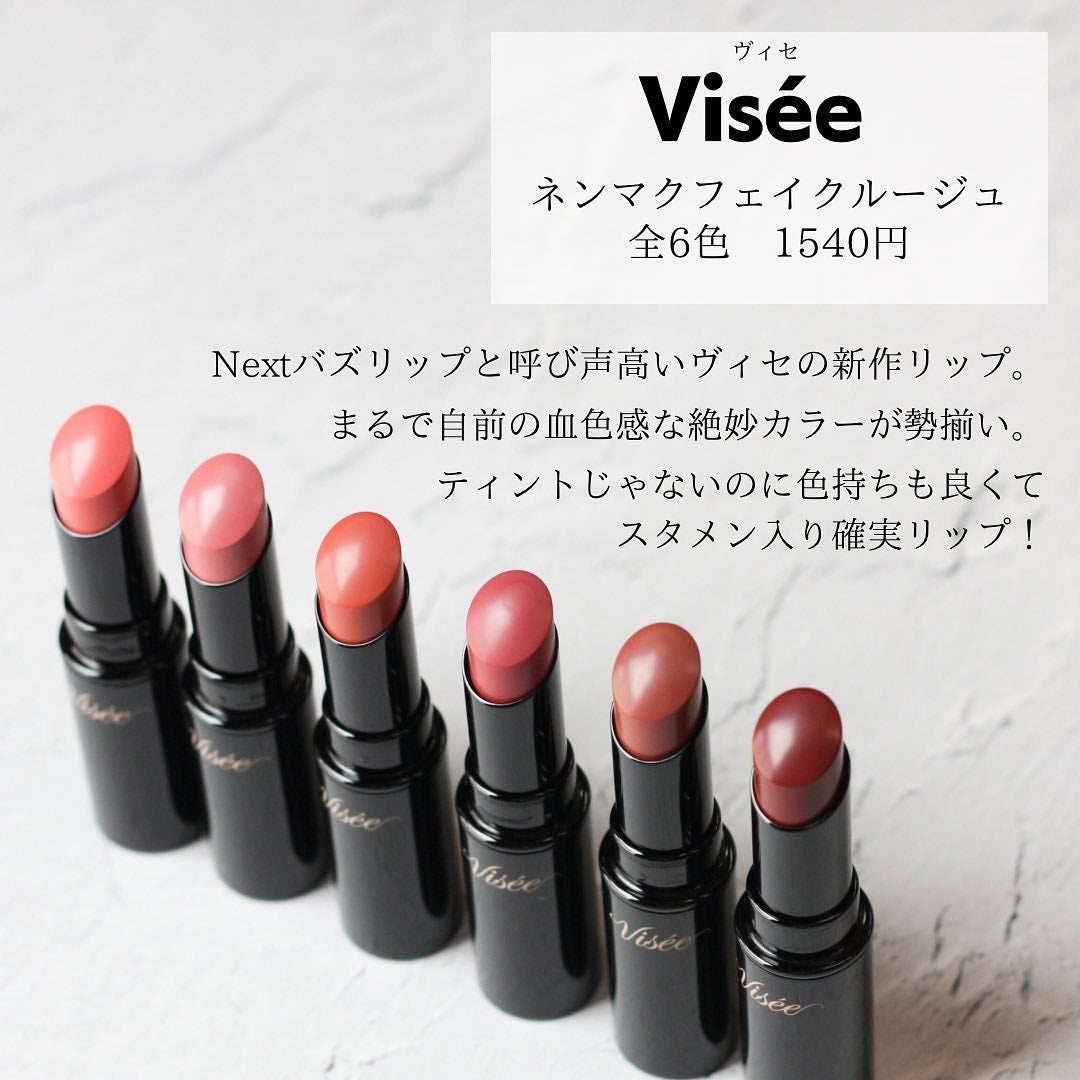 ネンマクフェイク ルージュ/Visée/口紅を使ったクチコミ(2枚目)