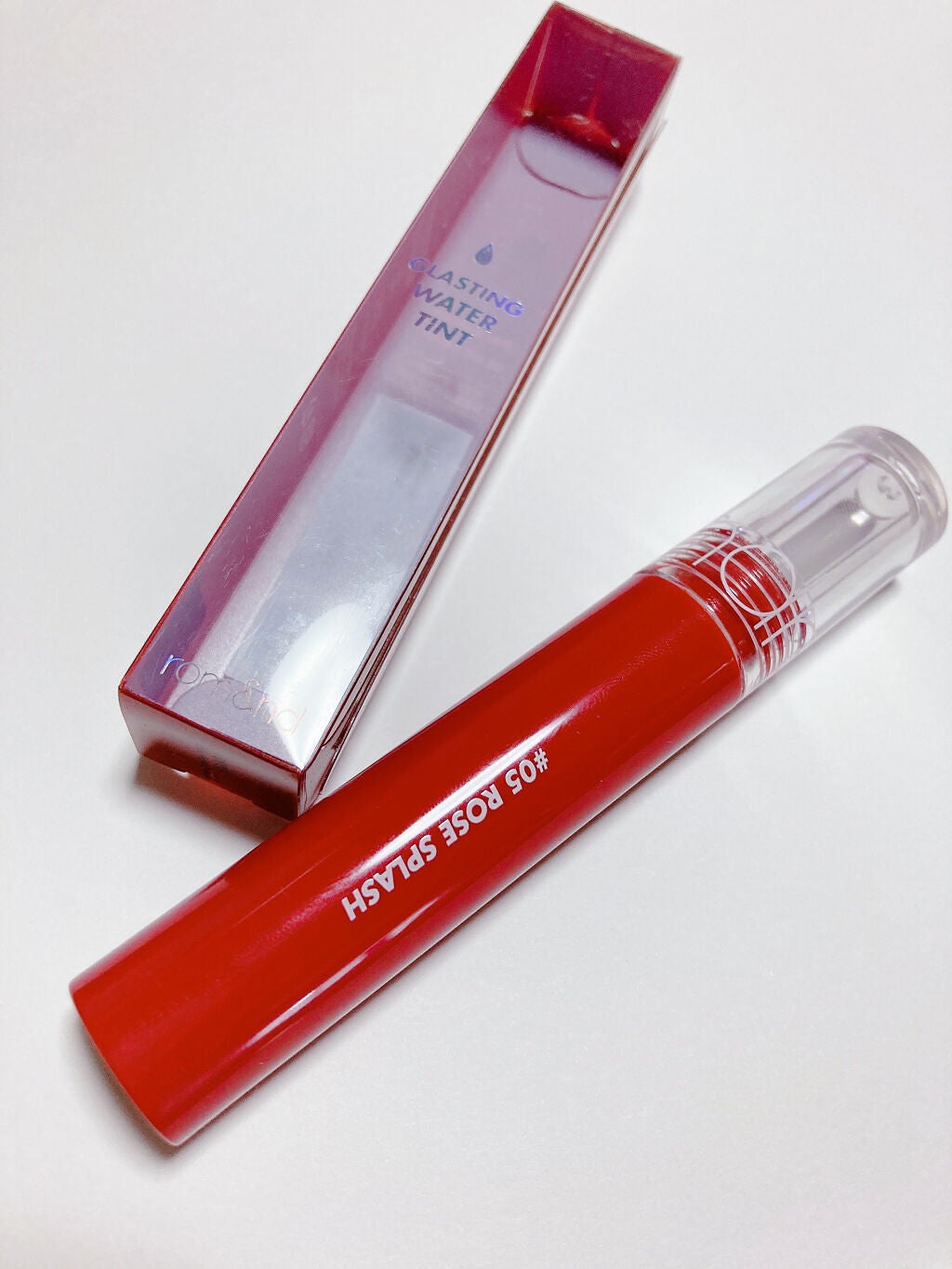 グラスティングウォーターティント/rom&nd/リップティントを使ったクチコミ(2枚目)