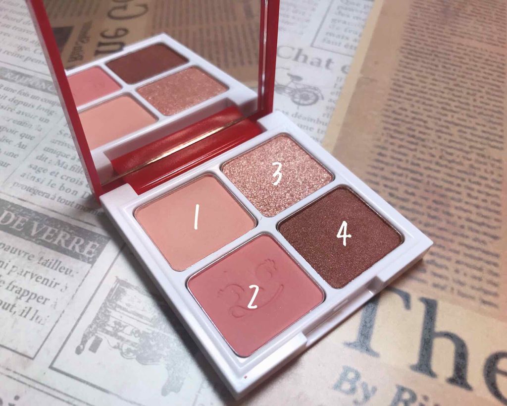 スイートペコエディション アイシャドウパレット/HOLIKA HOLIKA/アイシャドウパレットを使ったクチコミ(2枚目)