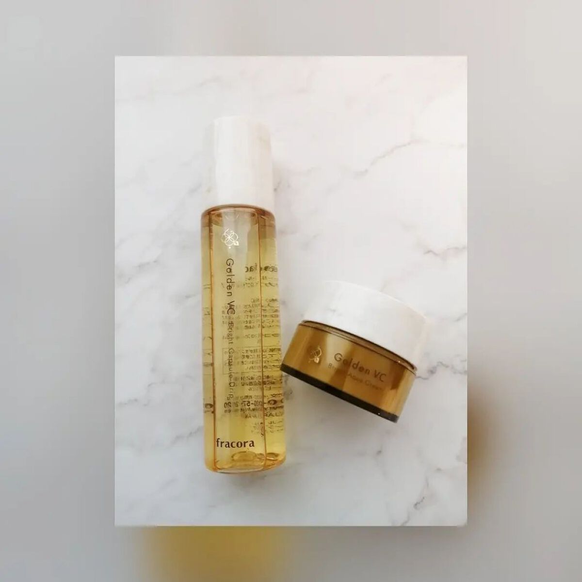 ゴールデンVC ブライト カプセルドリップ/fracora/化粧水を使ったクチコミ（1枚目）