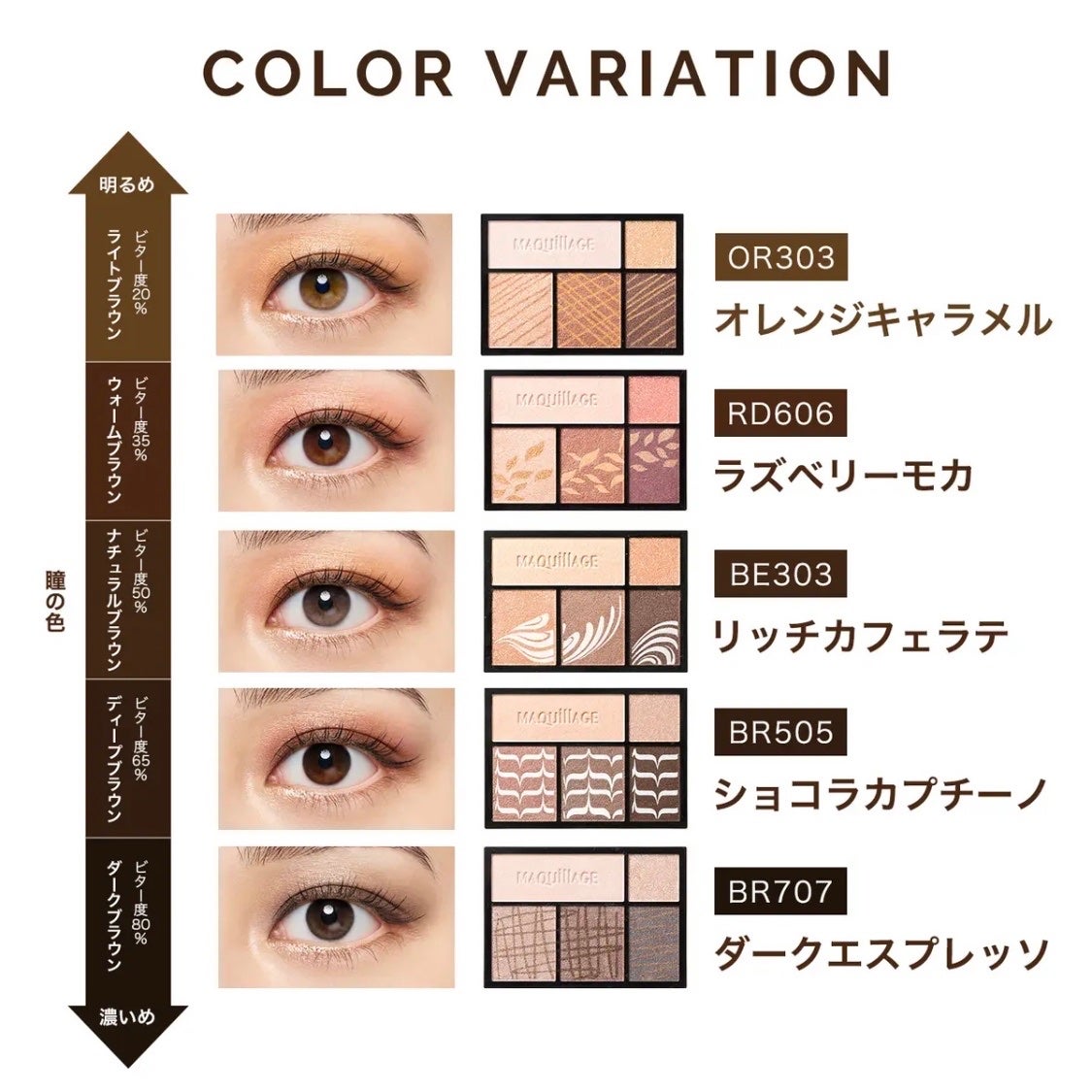 ドラマティックスタイリングアイズ/マキアージュ/アイシャドウパレットを使ったクチコミ(4枚目)