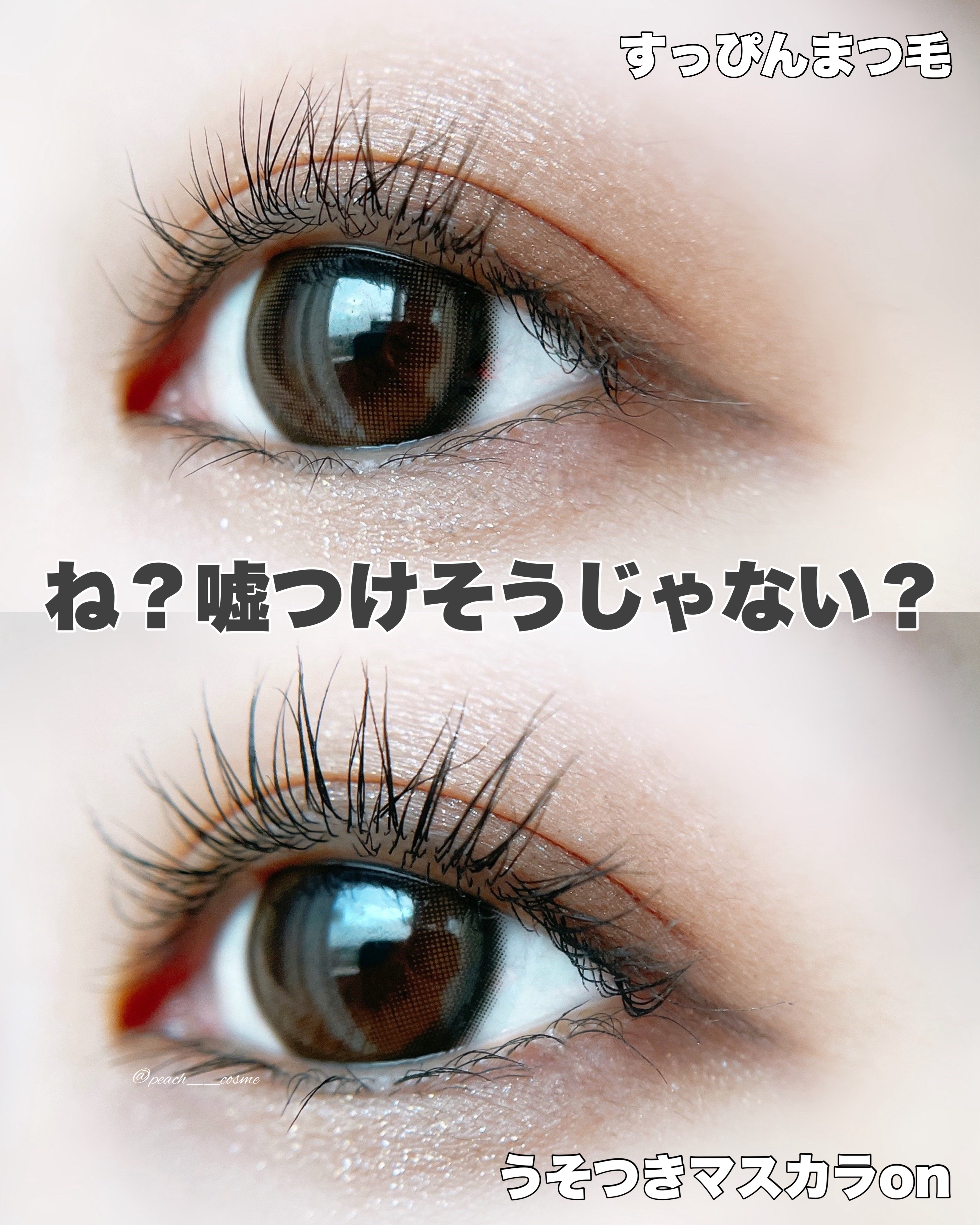 ピメル うそつきマスカラ/pdc/マスカラを使ったクチコミ（3枚目）