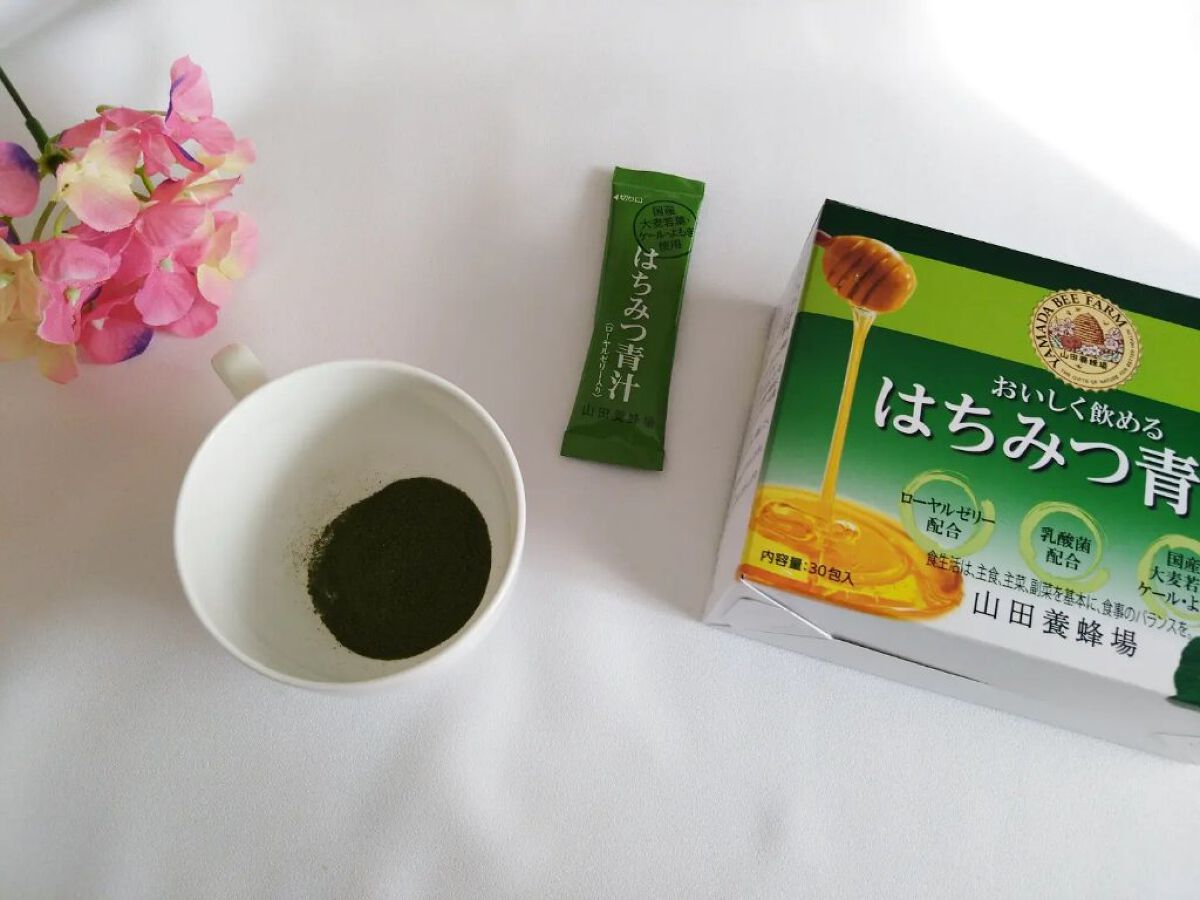 はちみつ青汁/山田養蜂場（健康食品）/青汁を使ったクチコミ（3枚目）