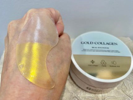 GOLD COLLAGEN DUAL EYE PATCH/SNP/アイケア・アイクリームを使ったクチコミ(3枚目)