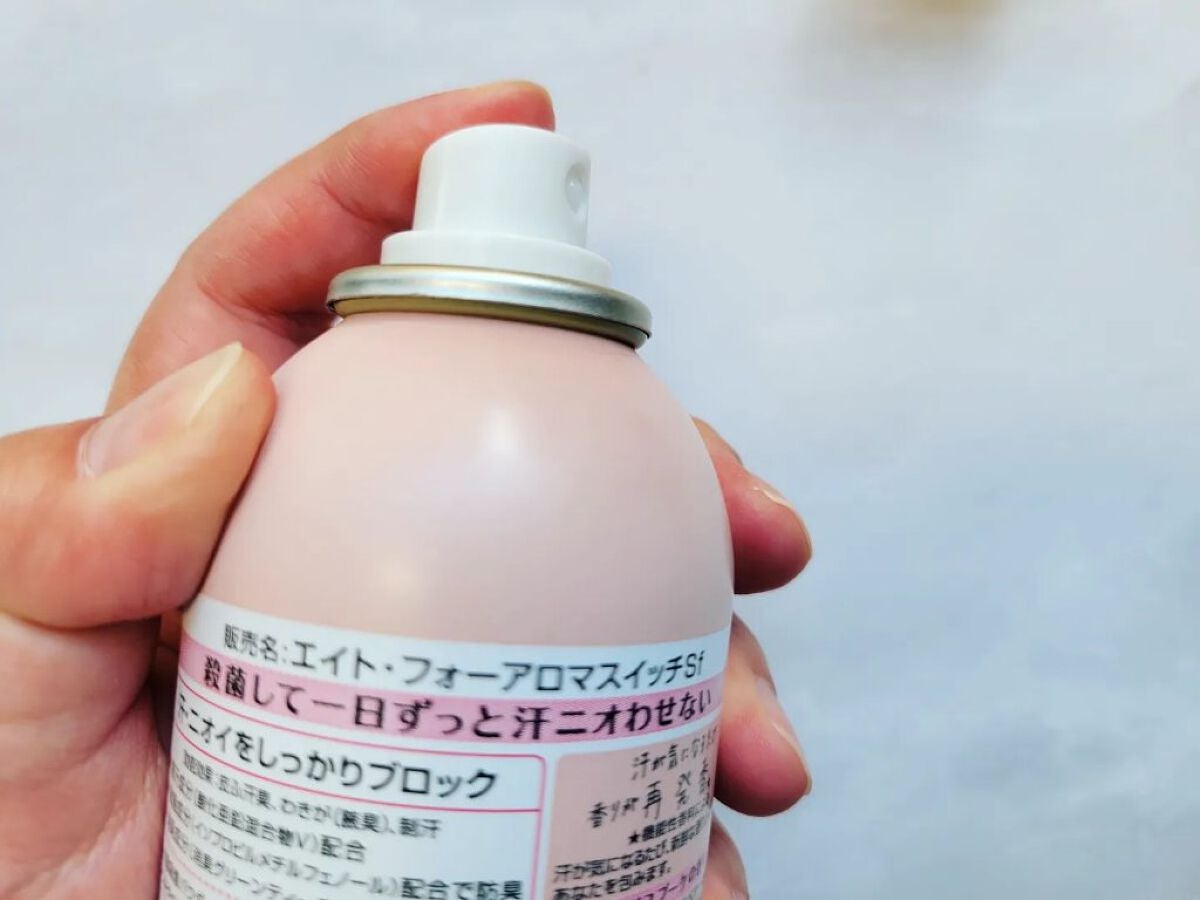 8x4 アロマスイッチ スプレー パリスブーケの香り/8x4/デオドラント・制汗剤を使ったクチコミ(3枚目)