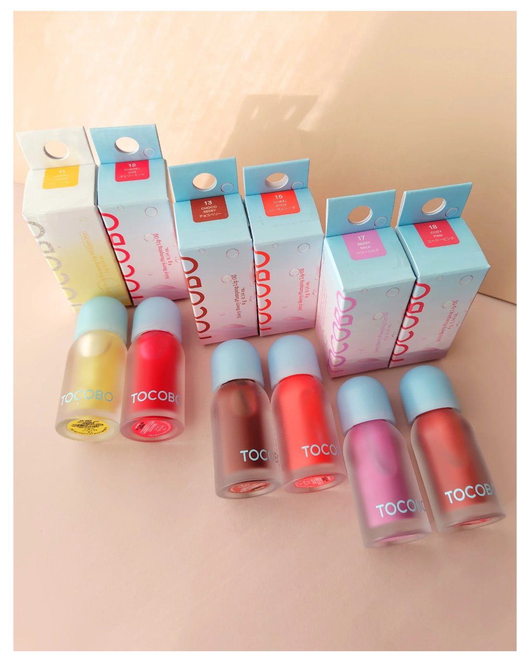 ジューシーベリープランピングリップオイル/TOCOBO/リップグロスを使ったクチコミ（3枚目）