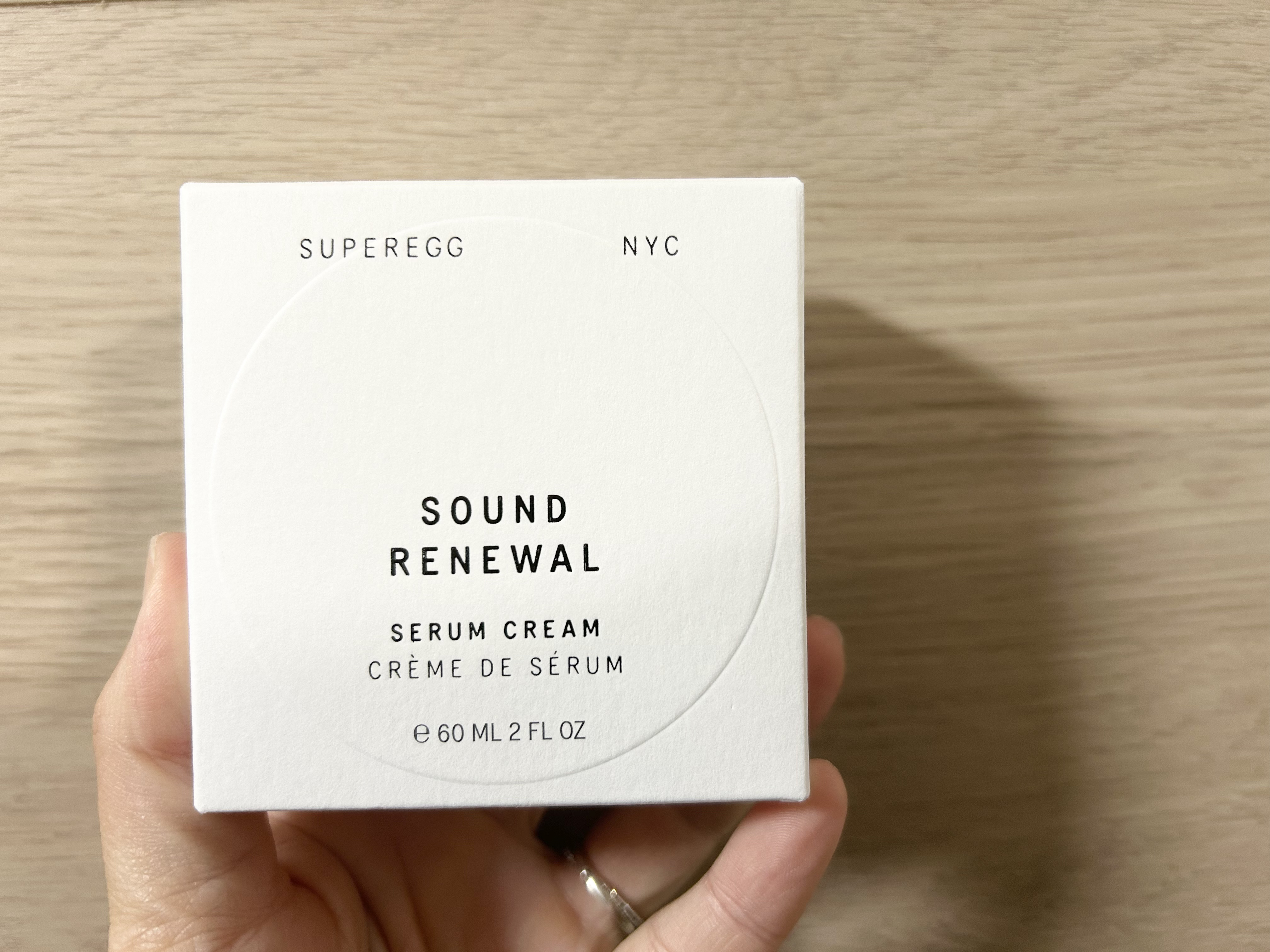 サウンド リニューアル セラムクリーム/SUPEREGG /フェイスクリームを使ったクチコミ（1枚目）