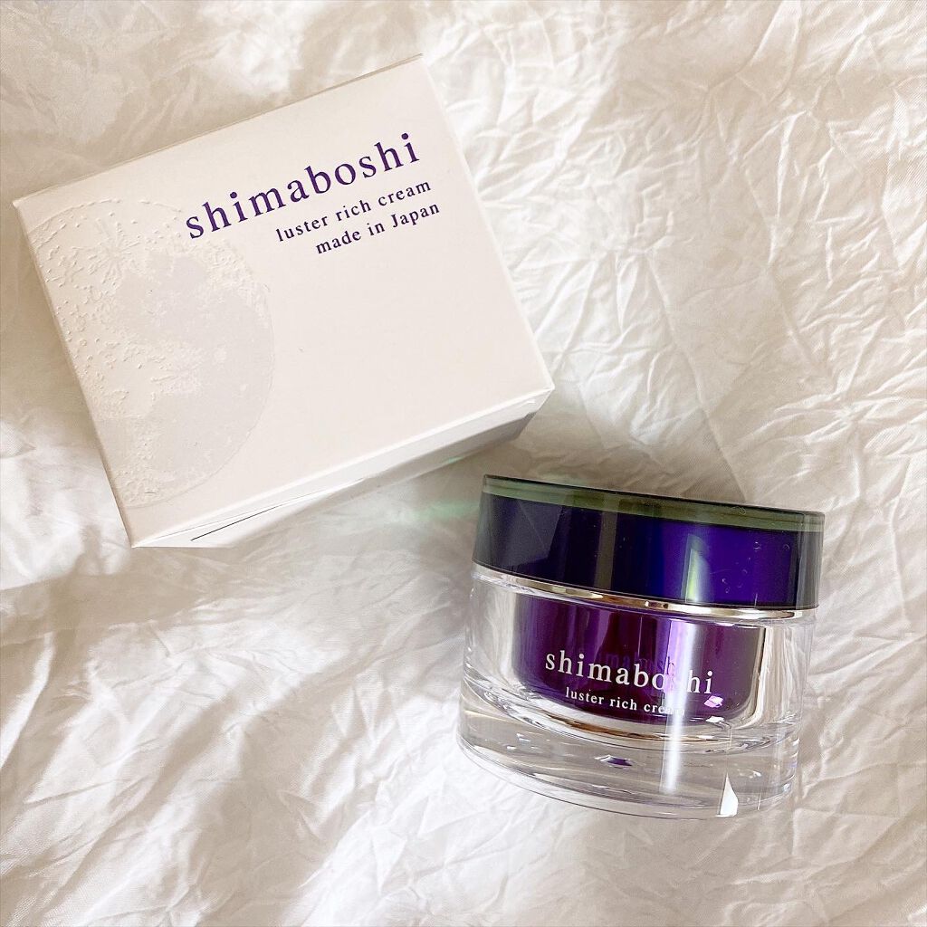 ラスターリッチクリーム/shimaboshi/フェイスクリームを使ったクチコミ(1枚目)