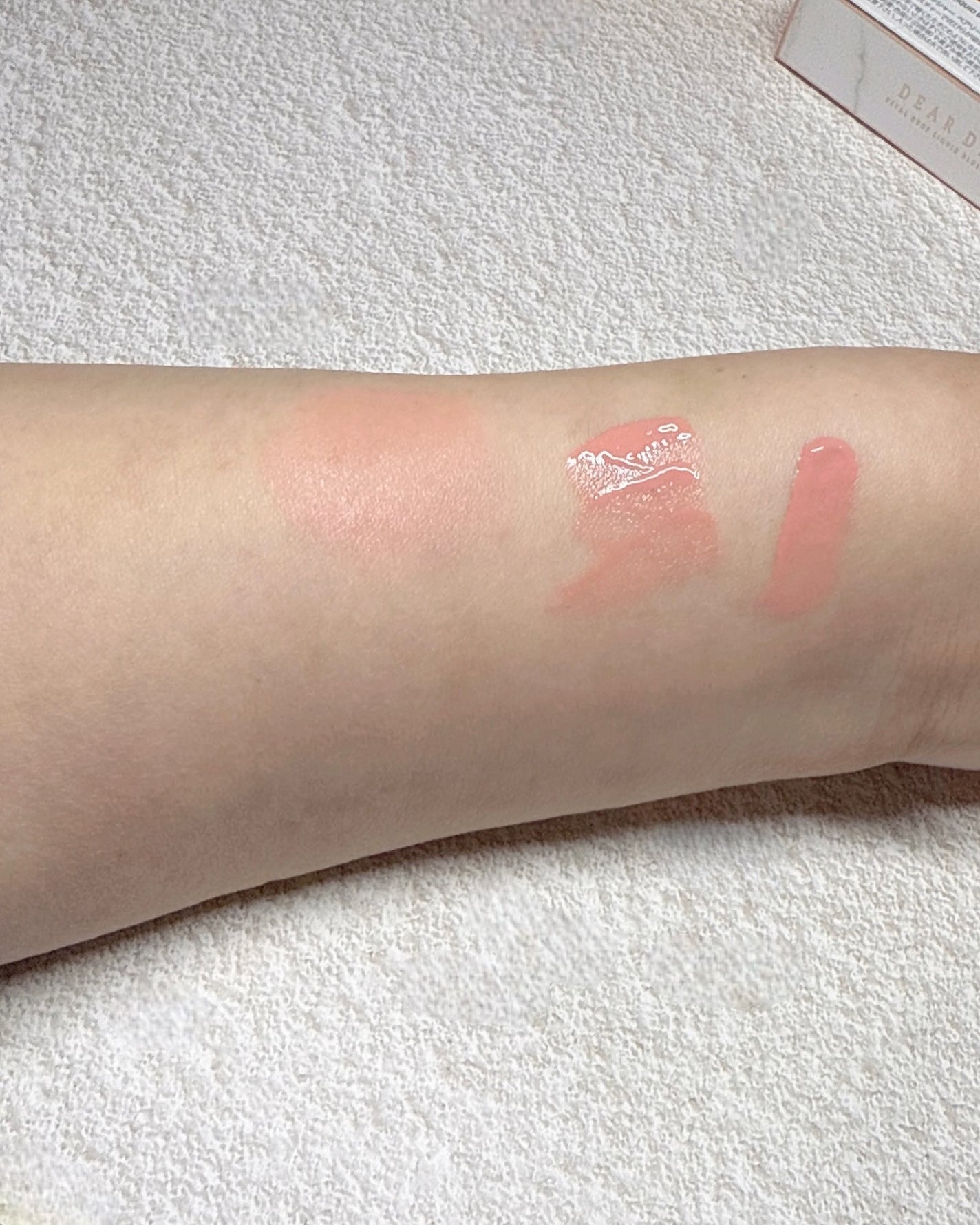 ペタルドロップリキッドブラッシャー/DEAR DAHLIA/リキッドチークを使ったクチコミ(6枚目)