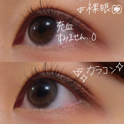 LARME MELTY SERIES(ラルムメルティシリーズ)/LARME/カラーコンタクトレンズを使ったクチコミ(2枚目)