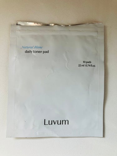 Luvum ナチュラルブランデイリートナーパッドのクチコミ「Luvumナチュラルブランデイリートナーパッド

Luvumの商品を購入した際に着いてきました.....」（1枚目）