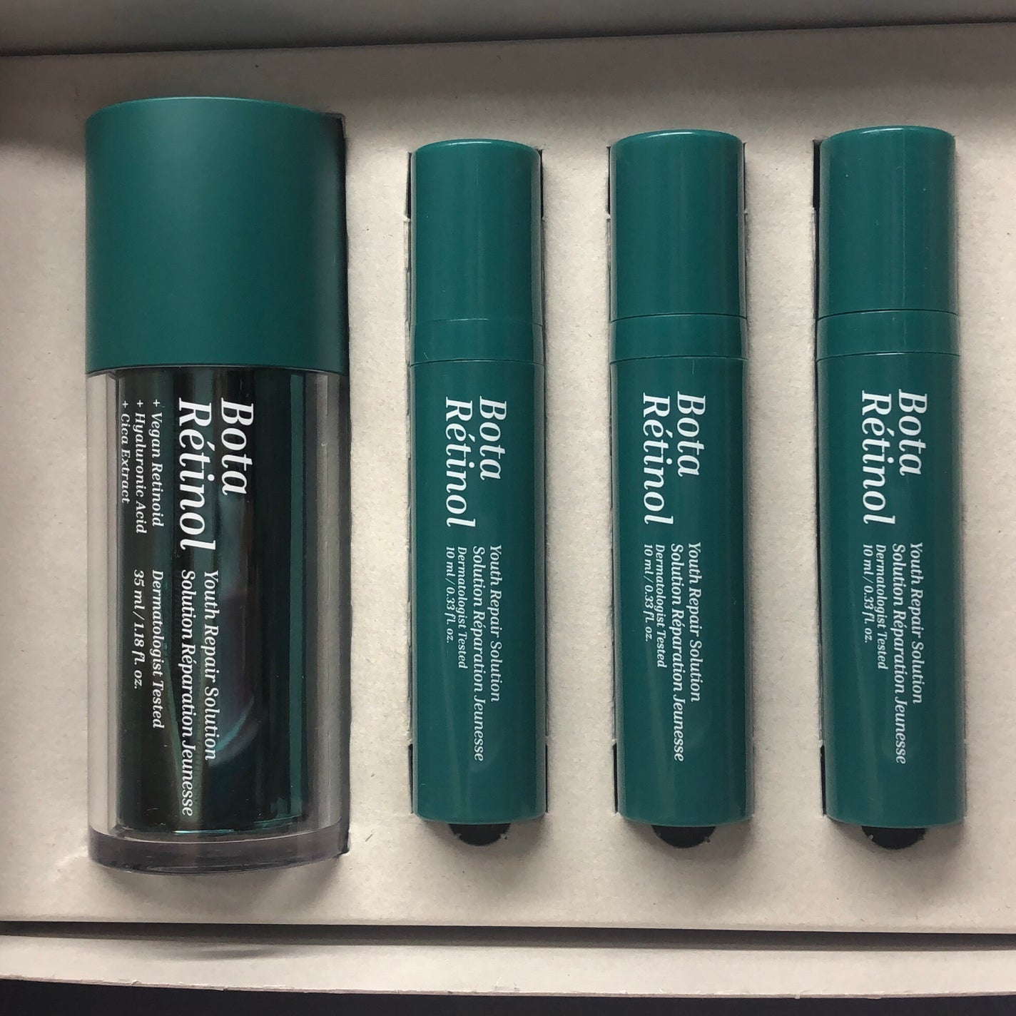 ボタレチノールユースリペアソリューションセット/ENPRANI(韓国)/美容液を使ったクチコミ(2枚目)