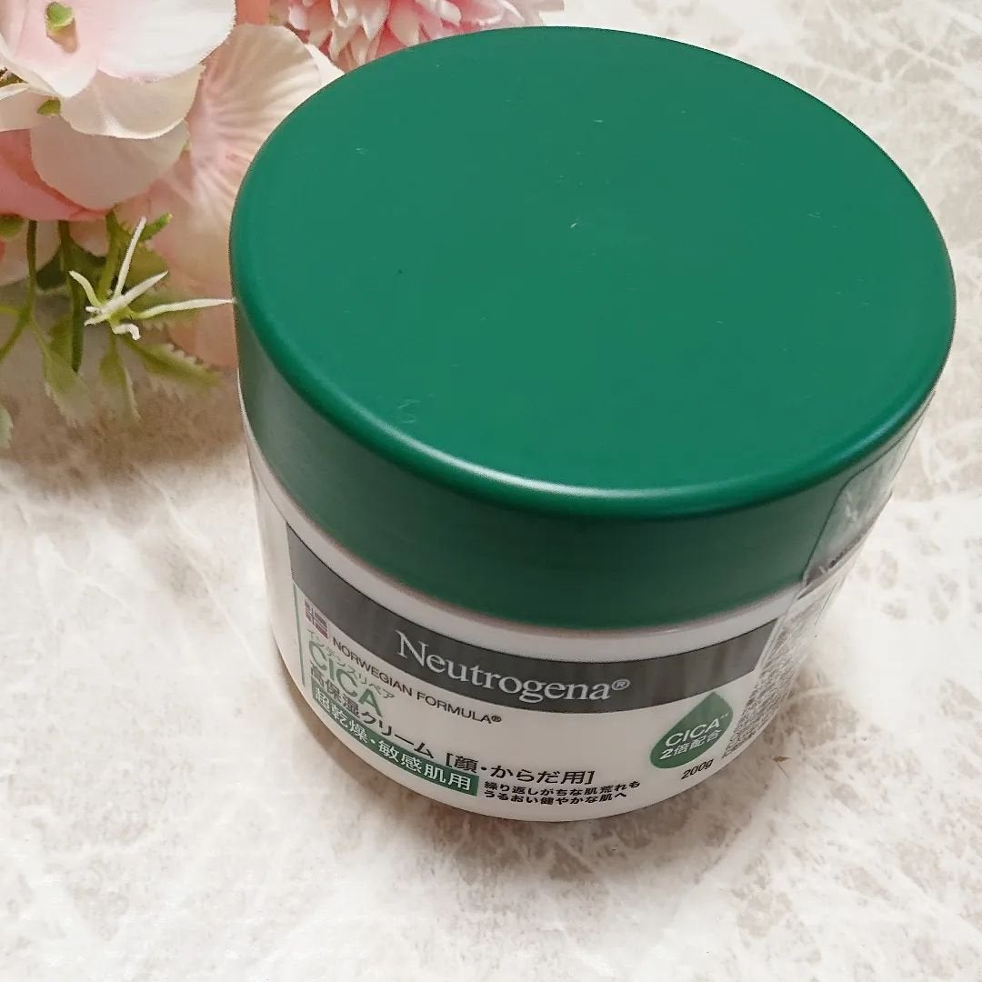 ニュートロジーナ®ノルウェー フォーミュラ インテンスリペア CICA 高保湿クリーム/Neutrogena/フェイスクリームを使ったクチコミ(1枚目)