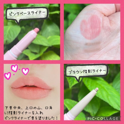 オールインワンオーバーリップメーカー/Colorgram/リップライナーを使ったクチコミ(2枚目)