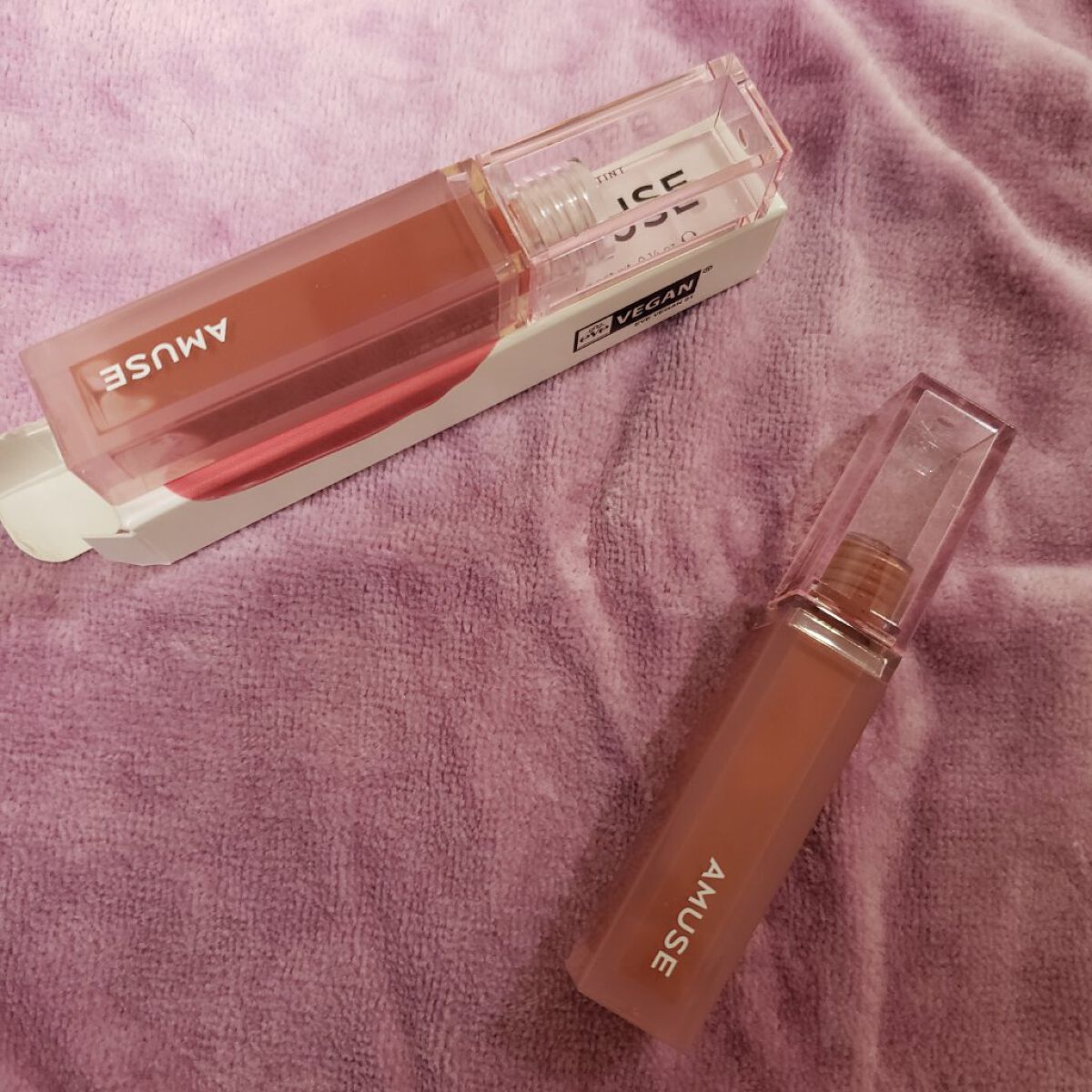 デューティント 06 フィグデュー/AMUSE/リップティントを使ったクチコミ（2枚目）