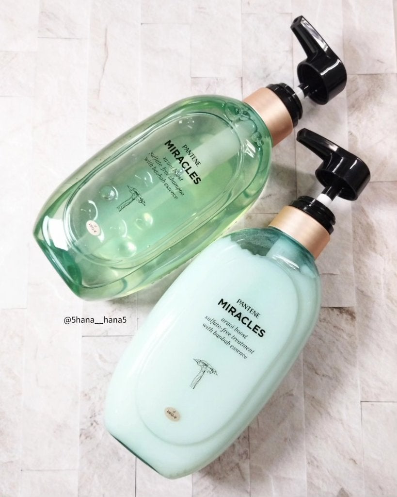 ミラクルズ うるおいブースト シャンプー/トリートメント/パンテーン/市販シャンプーを使ったクチコミ(1枚目)