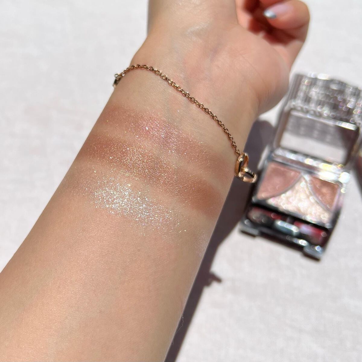 ジューシーピュアアイズ/キャンメイク/アイシャドウパレットを使ったクチコミ(4枚目)