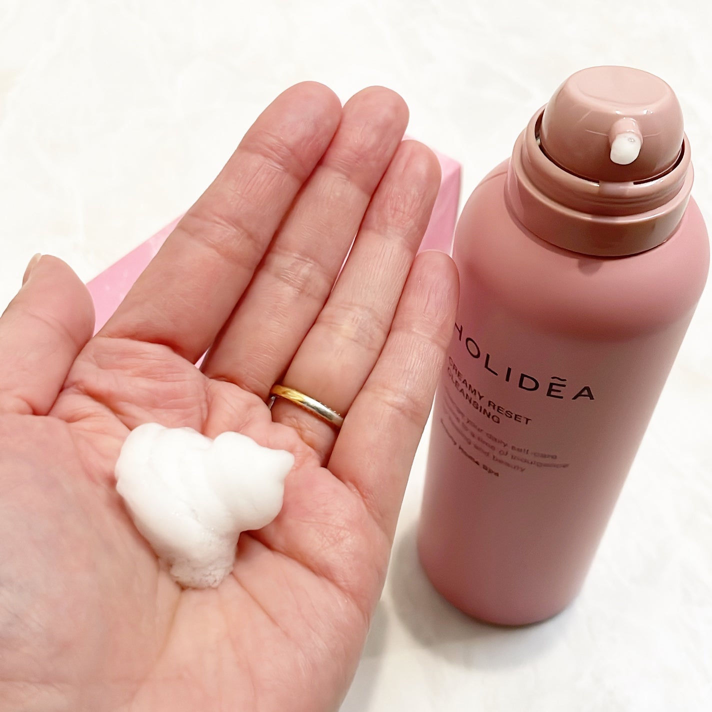 ホリーディア クリーミーリセットクレンジング/HOLIDEA/泡洗顔を使ったクチコミ(4枚目)