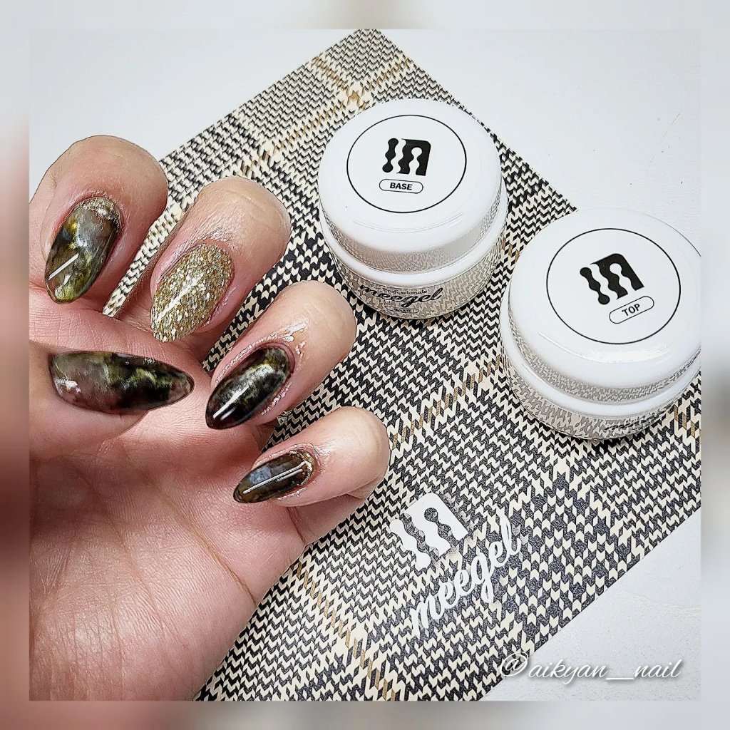 ミージェル ベースジェル/meegel/ジェルネイルを使ったクチコミ（1枚目）