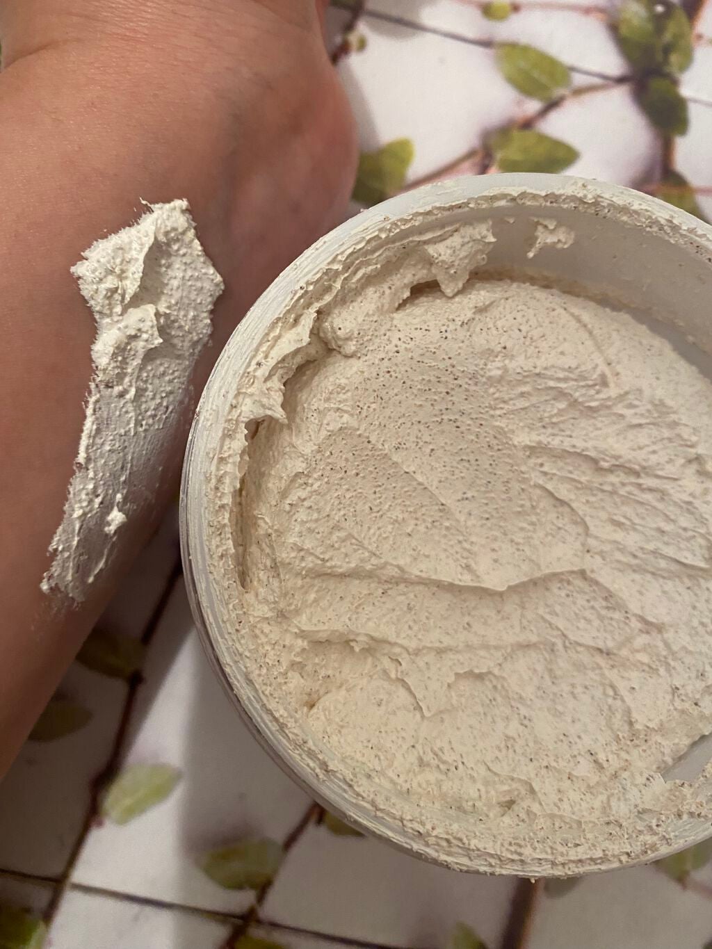 オーガニックフレグランスクッションスクラブ/MAPUTI/スクラブ・ゴマージュを使ったクチコミ(2枚目)