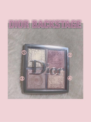 ディオール バックステージ フェイス グロウ パレット 004 ローズ ゴールド/Dior/プレストパウダーを使ったクチコミ（1枚目）