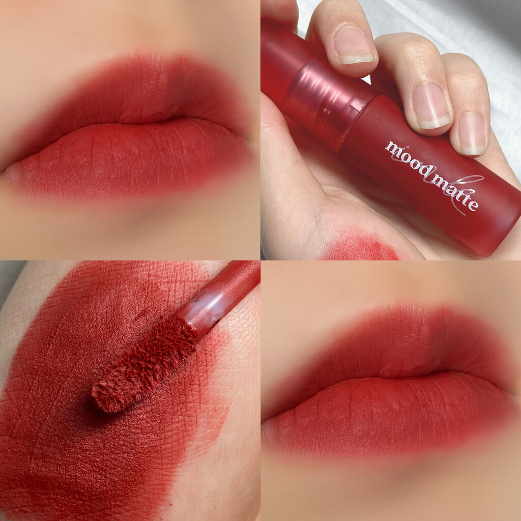 インク ムード マット ティント/PERIPERA/リップティントを使ったクチコミ（3枚目）