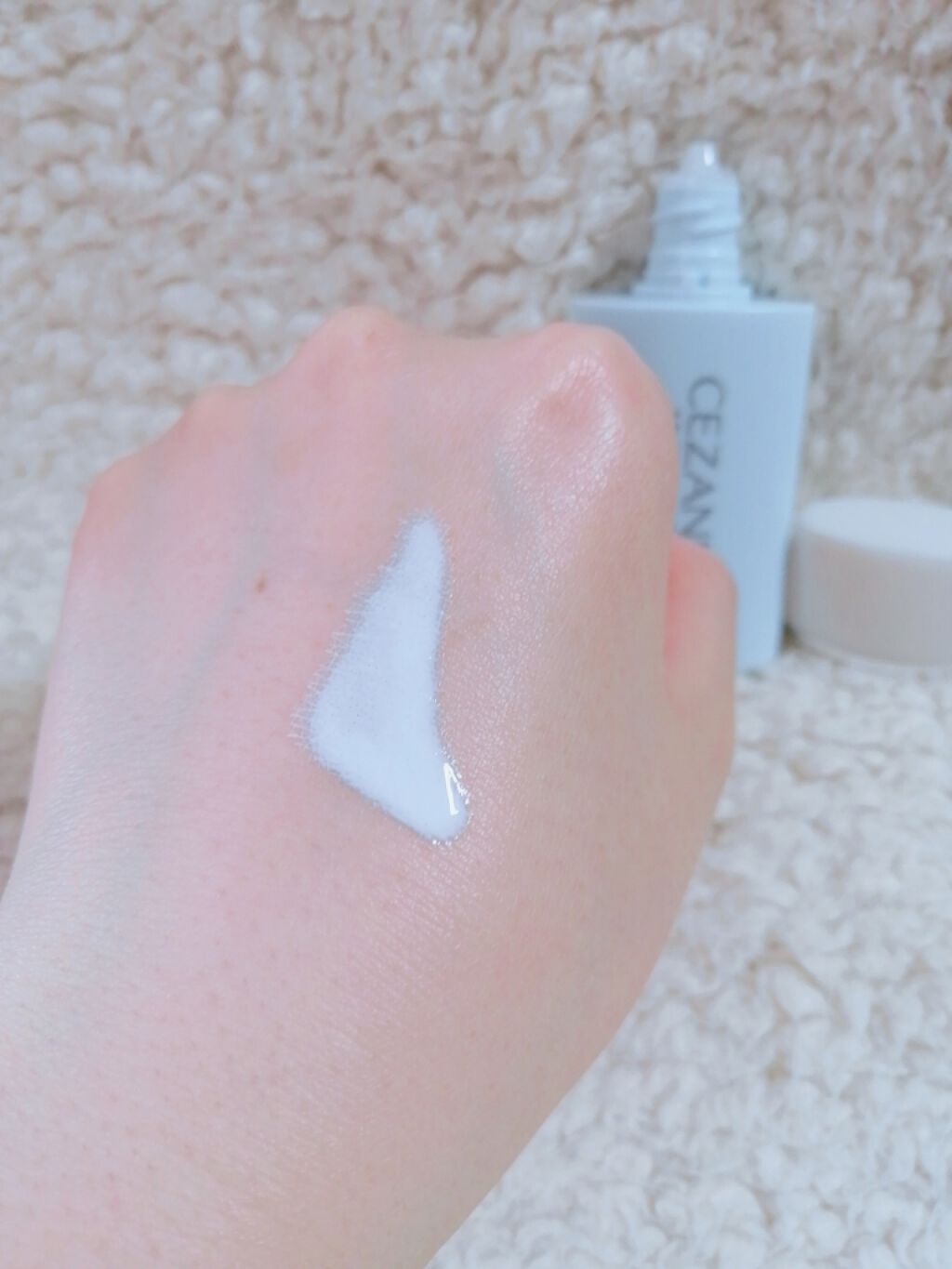 皮脂テカリ防止下地/CEZANNE/化粧下地を使ったクチコミ（2枚目）