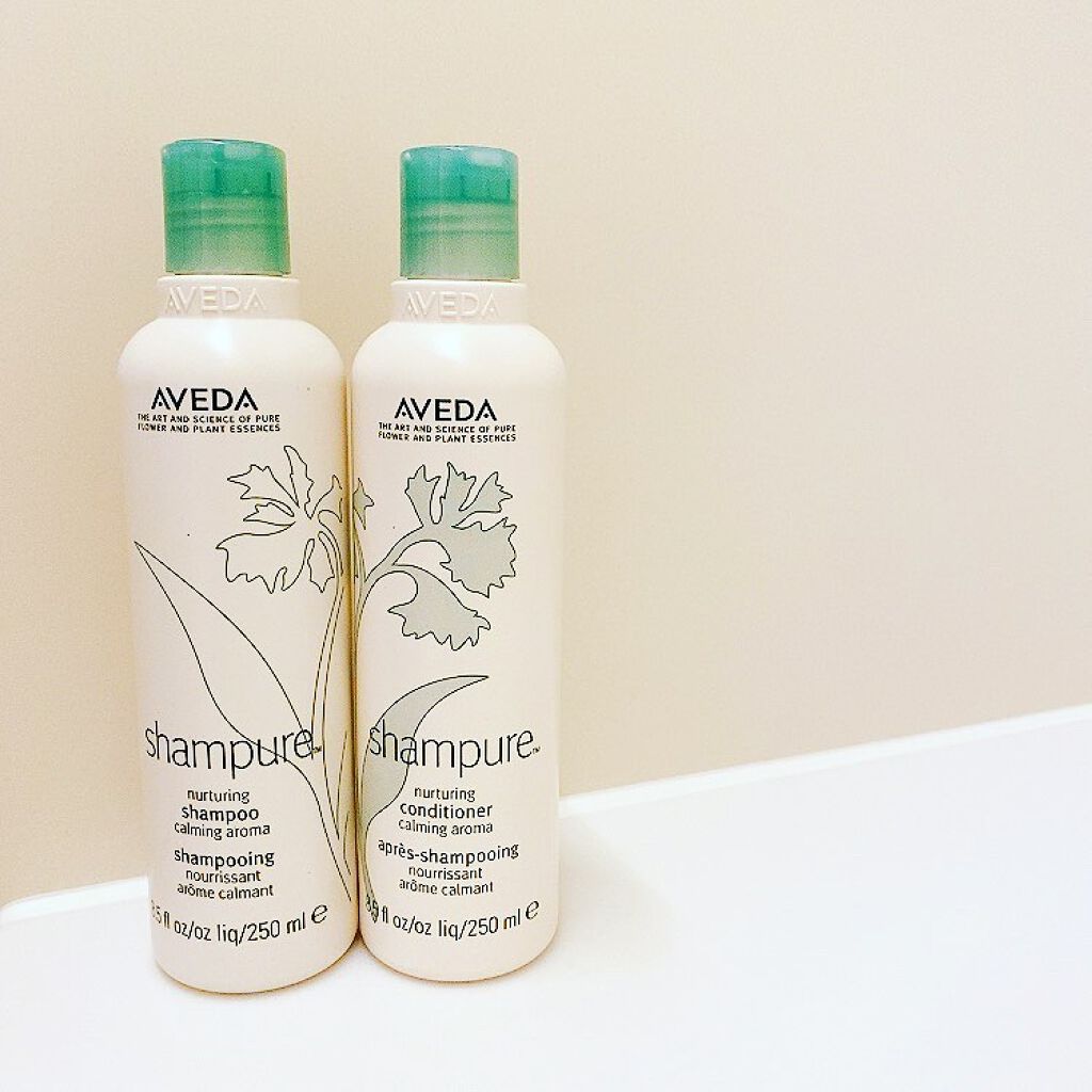 シャンピュア ナーチュアリング シャンプー／コンディショナー/AVEDA/サロンシャンプーを使ったクチコミ（1枚目）