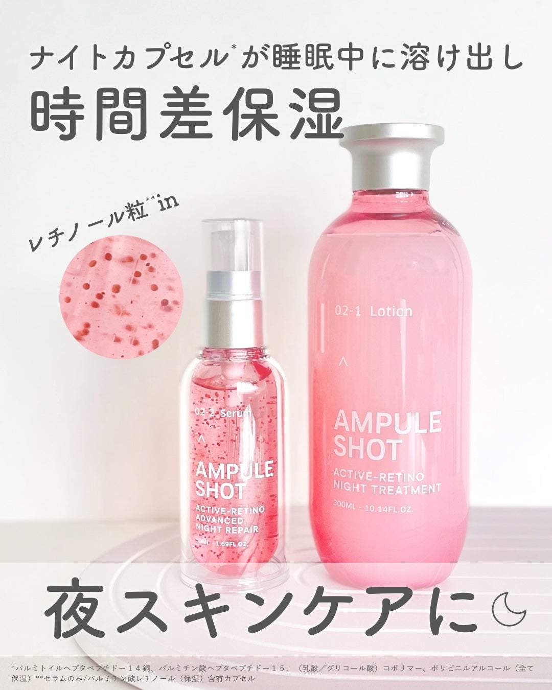 アクティブレチノ ナイトトリートメント ローション/AMPULE SHOT/化粧水を使ったクチコミ(1枚目)