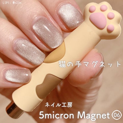 5ミクロンマグネット/ネイル工房/ジェルネイルを使ったクチコミ(1枚目)