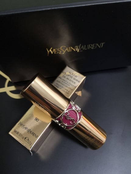 ルージュ ヴォリュプテ シャイン/YVES SAINT LAURENT BEAUTE/口紅を使ったクチコミ(1枚目)
