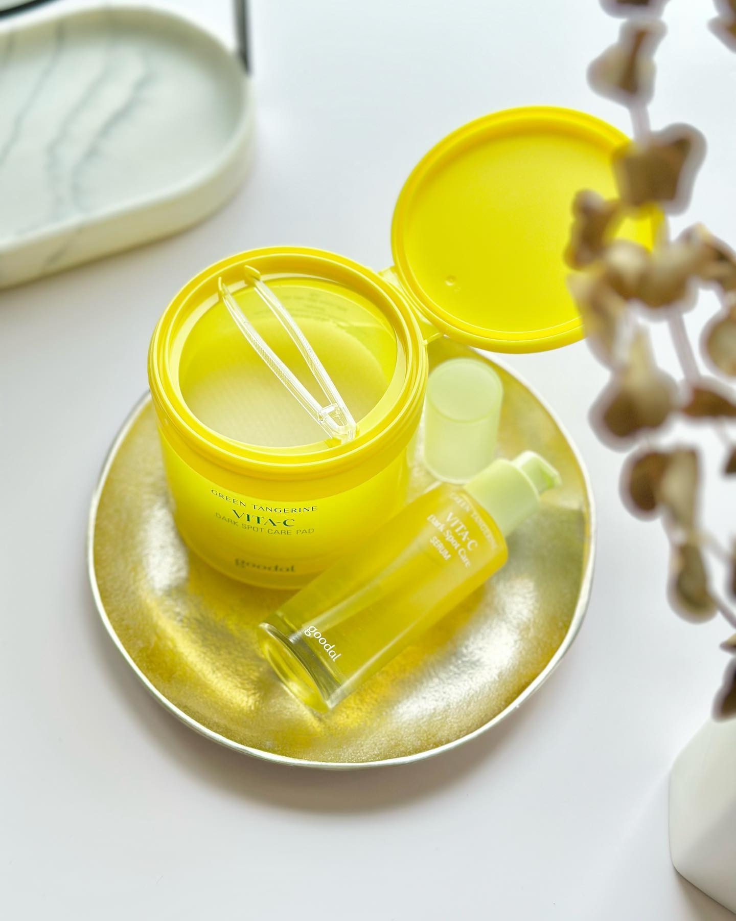 グリーンタンジェリン ビタC ダークスポットケアセラム/goodal/美容液を使ったクチコミ（1枚目）