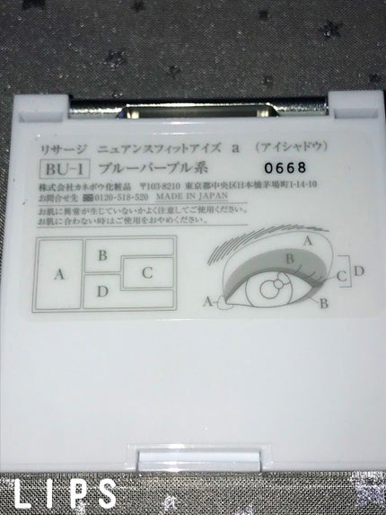 リサージ ニュアンスフィットアイズ BU-1/リサージ/アイシャドウパレットの画像