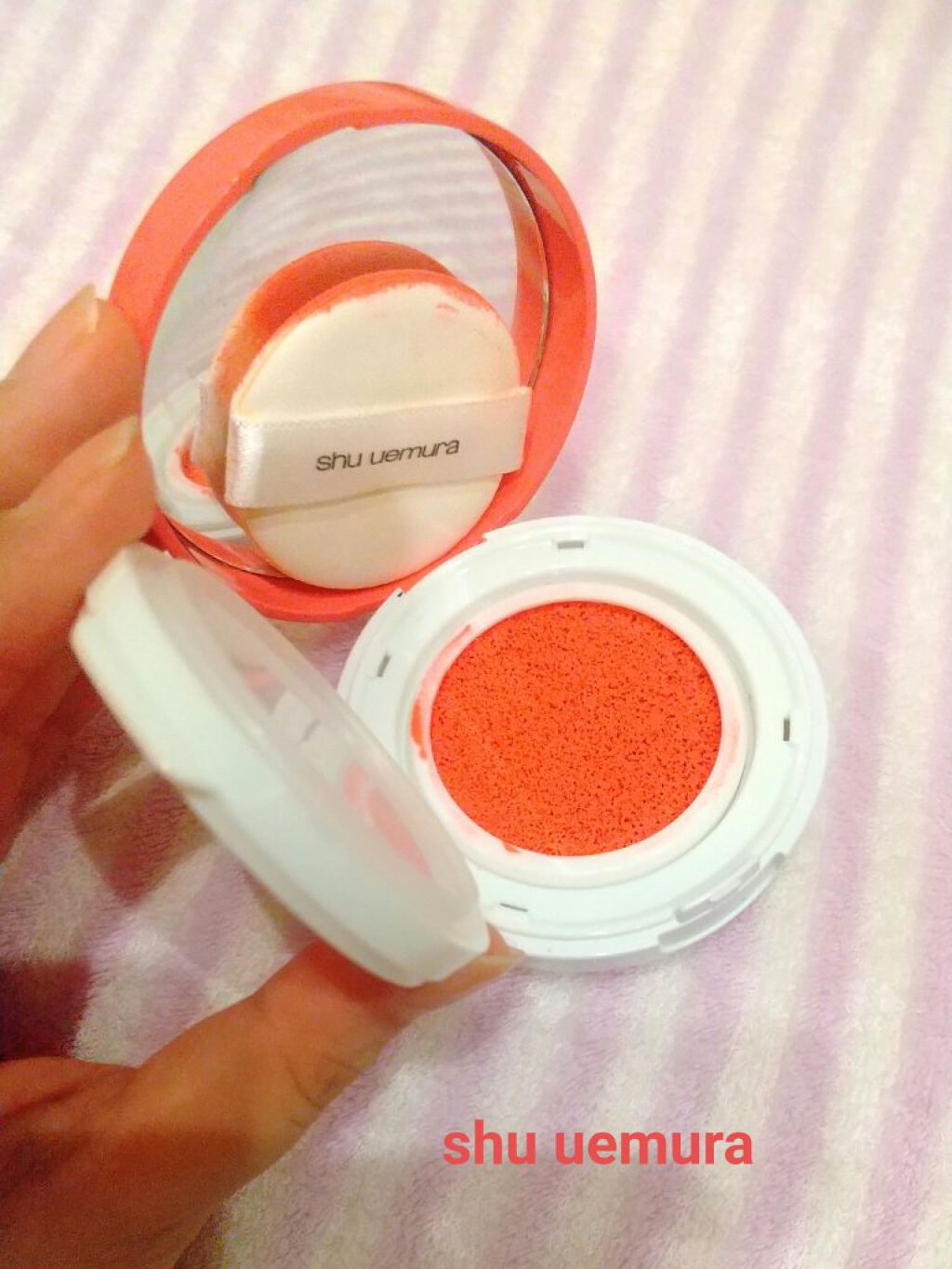 フレッシュ クッションブラッシュ/shu uemura/ジェル・クリームチークを使ったクチコミ（1枚目）
