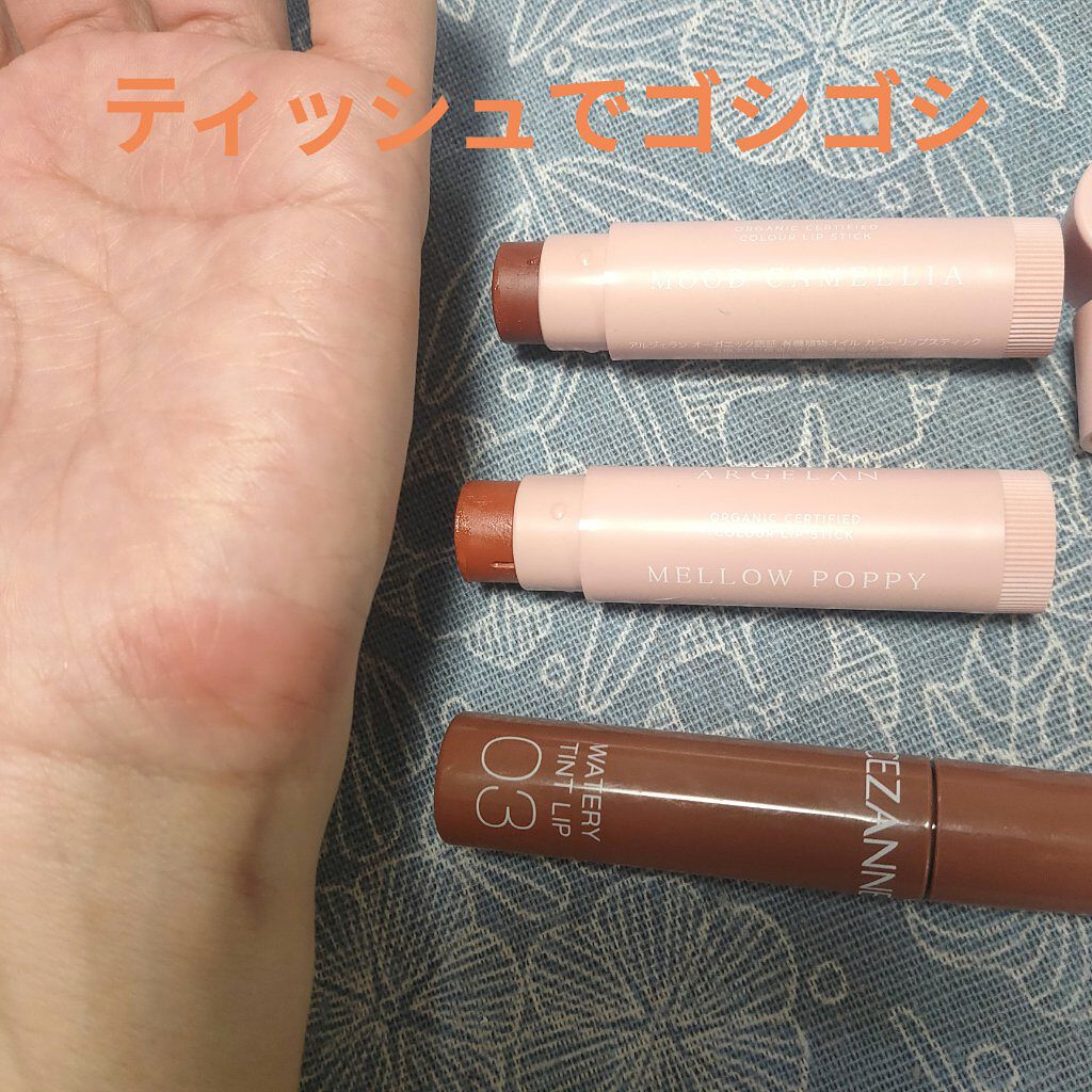 カラーリップスティック/アルジェラン/リップクリームを使ったクチコミ(4枚目)