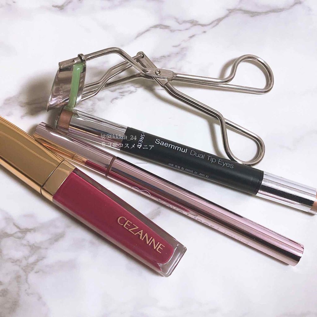 the SAEM saemmul dual tip eyesのクチコミ「#今日のメイク 💄



今日は時間がなかったので、theSAEMを使って時短メイク。



.....」（2枚目）